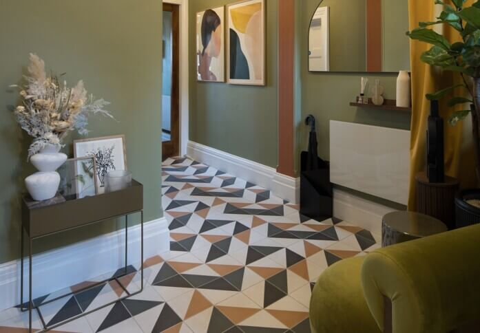 The hallway at Buckingham Palace Road, The Arterial Group Ltd in Victoria