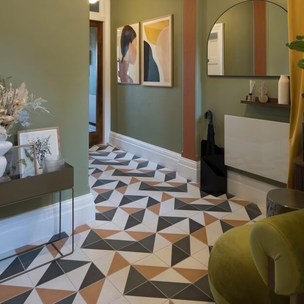 The hallway at Buckingham Palace Road, The Arterial Group Ltd in Victoria