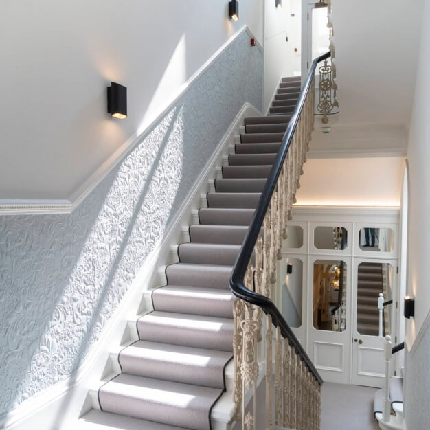 The hallway at Grosvenor Gardens, Workpad in Victoria