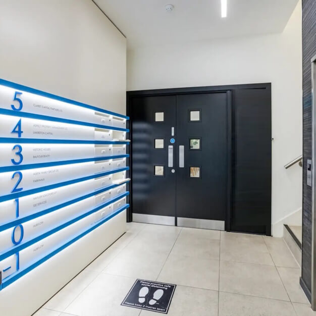 The hallway in Buckingham Palace Road, Hubflow Ltd, Victoria