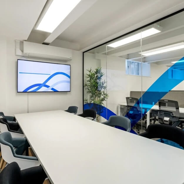 The meeting room at Buckingham Palace Road, Hubflow Ltd in Victoria