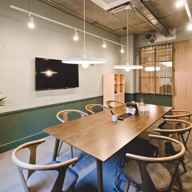 The meeting room at Eccleston Square, FORA in Victoria