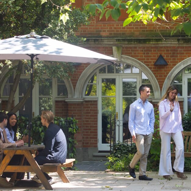 The outdoor area at Buckingham Palace Road, The Arterial Group Ltd in Victoria