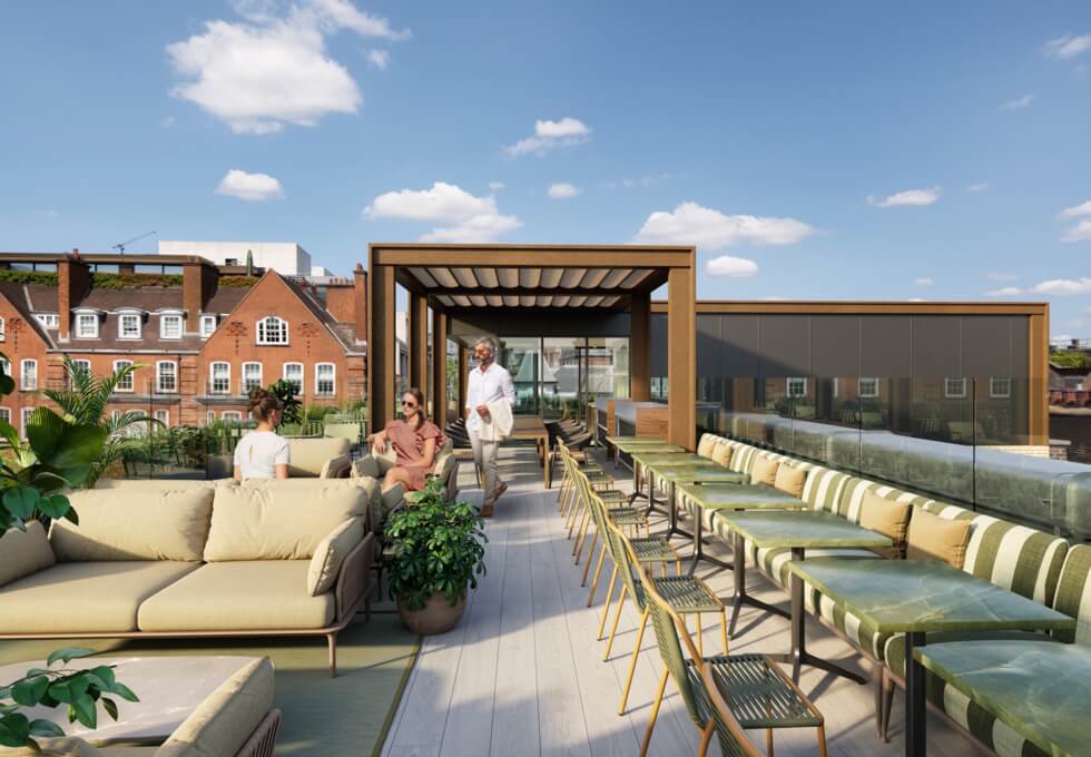 Use the roof terrace at 5 Eccleston Street, The Arterial Group Ltd (Victoria)