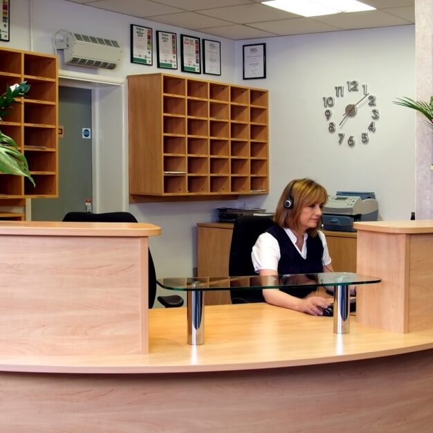 Reception area at Restmor Way, Sutton Business Centre Ltd in Wallington