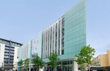 The building at Filament Walk, Workspace Group Plc in Wandsworth
