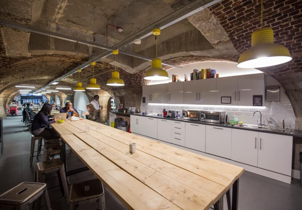 Kitchen at Porters Walk, Tobacco Dock Venue Limited in Wapping