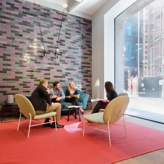 A breakout area in Hatfields, Workspace Group Plc, Waterloo