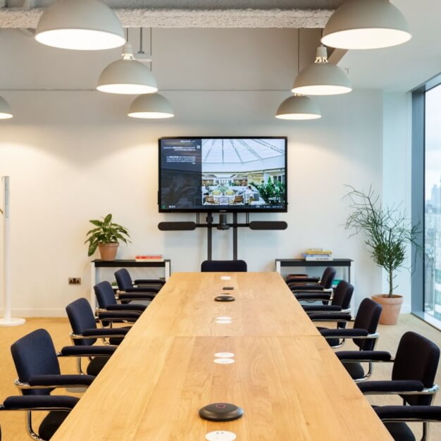 Boardroom at York Road, WeWork in Waterloo