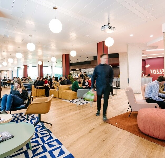 Breakout space in Stamford Street, WeWork (Waterloo)