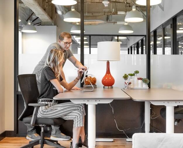 Dedicated workspace, Stamford Street, WeWork in Waterloo