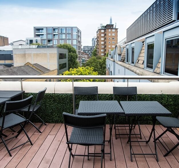 Outdoor space at Boundary Row, The Office Serviced Offices (OSiT) in Waterloo