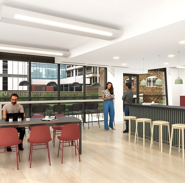 The breakout area - Leake Street, Unity Flexible Office Space (Waterloo)