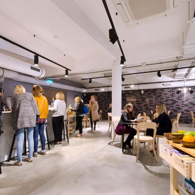 The café at Hatfields, Workspace Group Plc in Waterloo