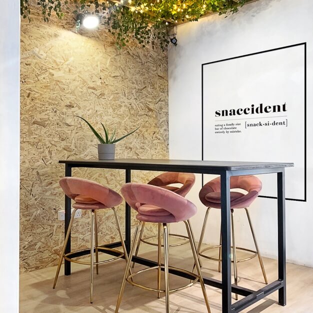 A breakout area in Liberty Centre, Liberty Workspace Limited, Wembley