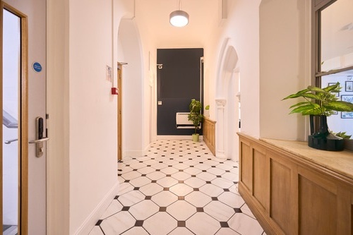 The hallway at Fulham Road, Nammu Workplace Ltd in West Brompton