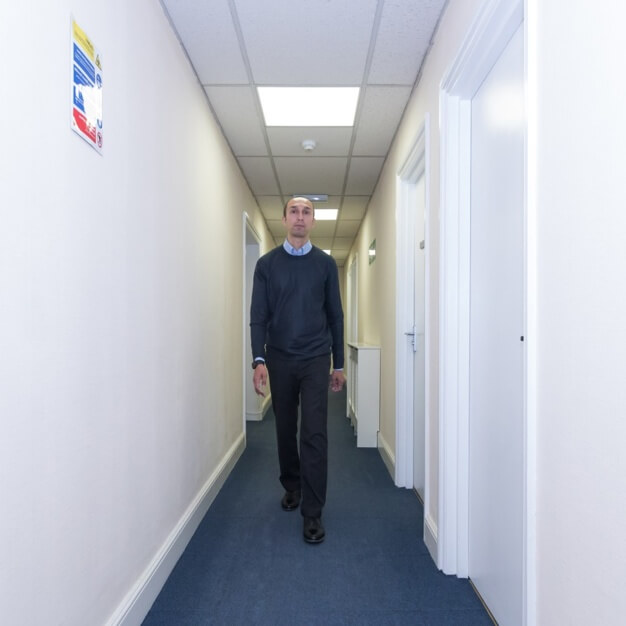 The hallway at Manor Road, Access Storage in West Ealing