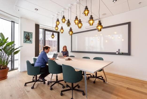 The meeting room at Avonmore Road, Regus in West Kensington