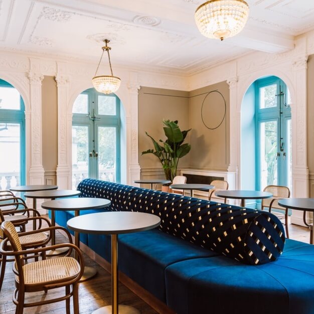 A breakout space in Horse Guards Avenue, Huckletree, Westminster