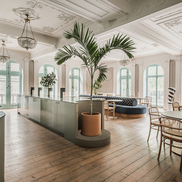 Breakout space in Horse Guards Avenue, Huckletree (Westminster)