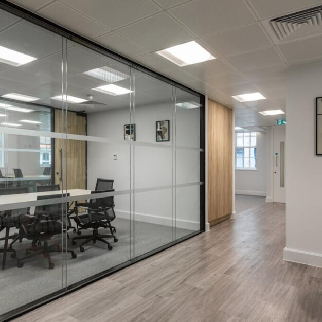 The dedicated meeting room at Matthew Parker Street, Workpad in Westminster