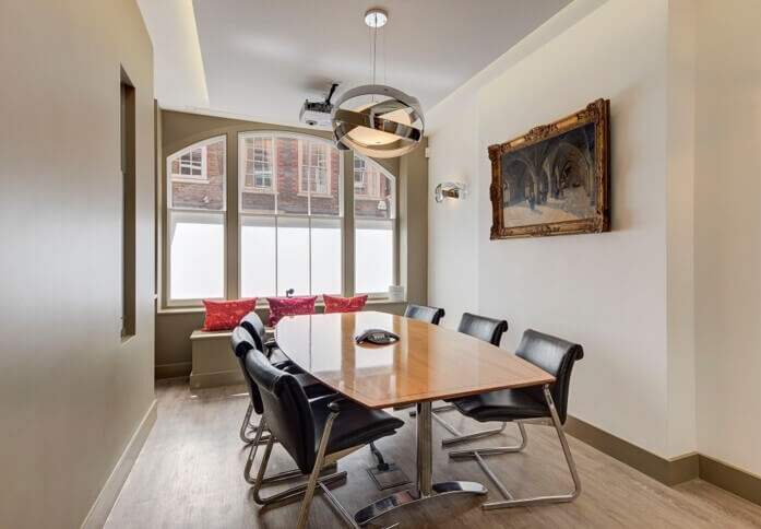 The meeting room at Old Queen Street, Imoxis Limited in Westminster