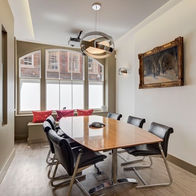 The meeting room at Old Queen Street, Imoxis Limited in Westminster
