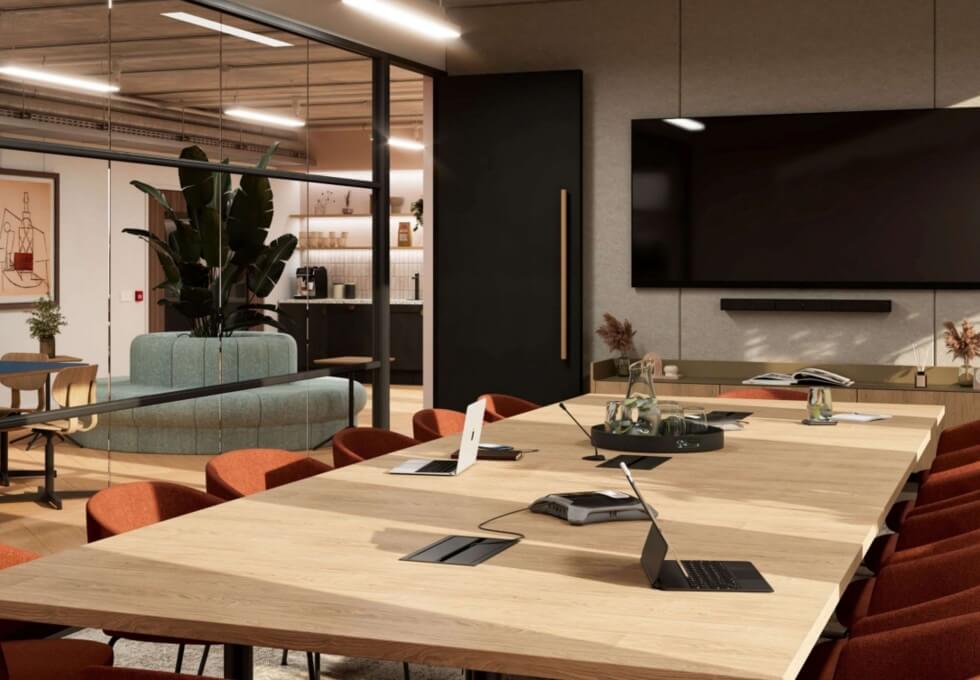 Dedicated Boardroom at Wood Crescent, Knight Frank in White City