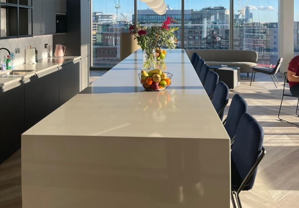 Kitchen at Ariel Way, F W White City Ltd in White City