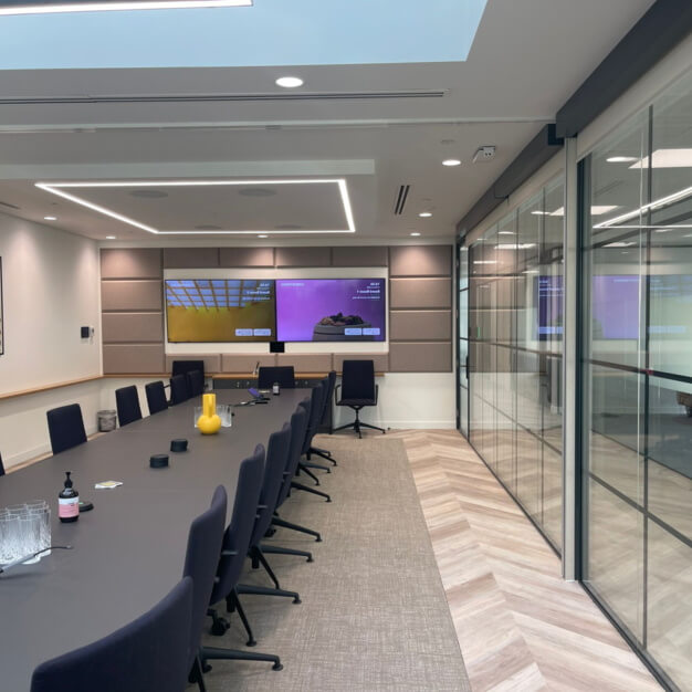 The meeting room at Ariel Way, F W White City Ltd in White City