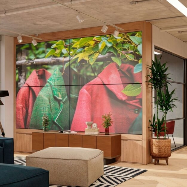 The reception at Wood Crescent, Knight Frank in White City