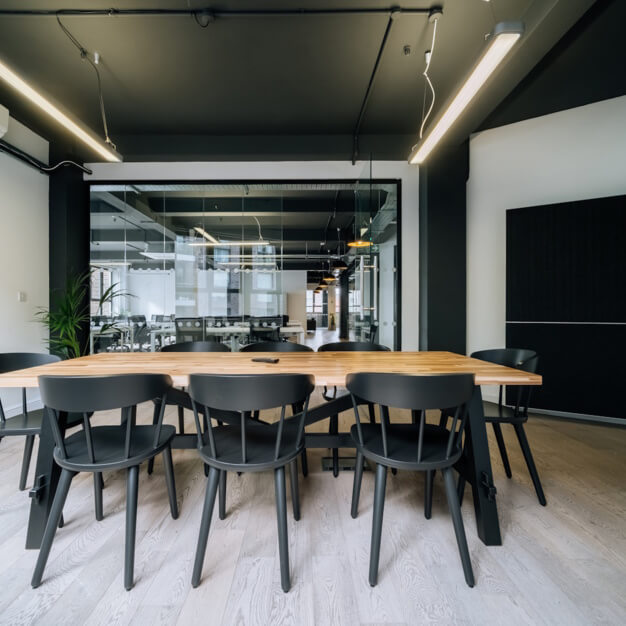 The meeting room at Commercial Road, Techspace in Whitechapel