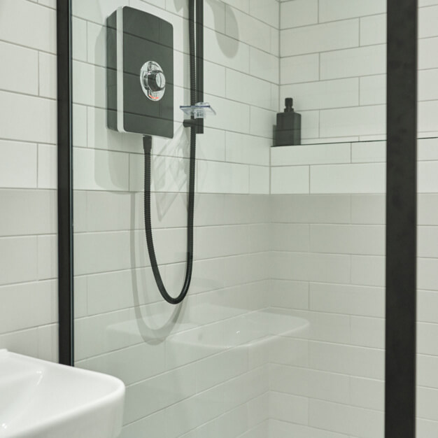 Use the showers at Commercial Road, Techspace in Whitechapel