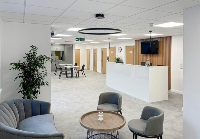 Reception in St George's Road, Regus, Wimbledon