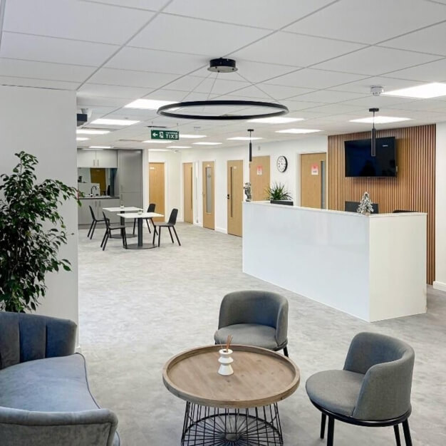 Reception in St George's Road, Regus, Wimbledon
