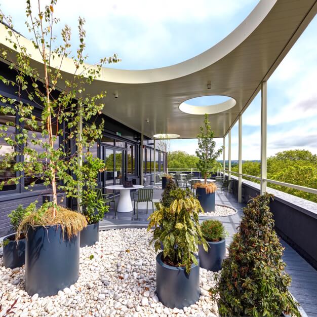 Roof terrace at Station Road, Clockwise Limited (Wood Green)
