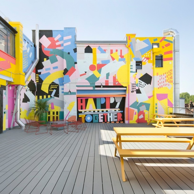Use the roof terrace at Clarendon Road, Workspace Group Plc (Wood Green)