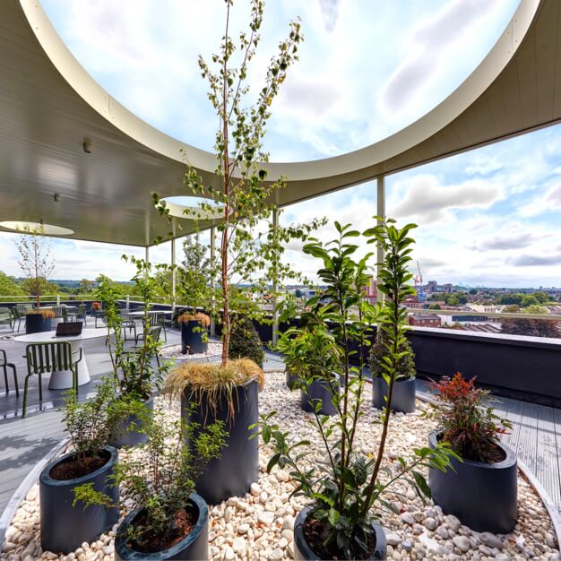 Use the roof terrace at Station Road, Clockwise Limited (Wood Green)