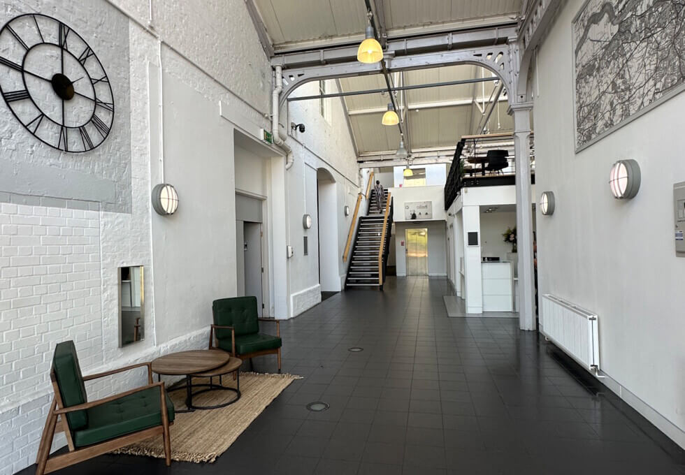 Foyer area in Gunnery Terrace, Gunnery Works, Woolwich