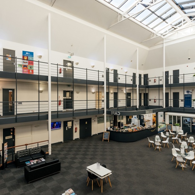Atrium area at Coxwold Way, Biz Hub, in Billingham