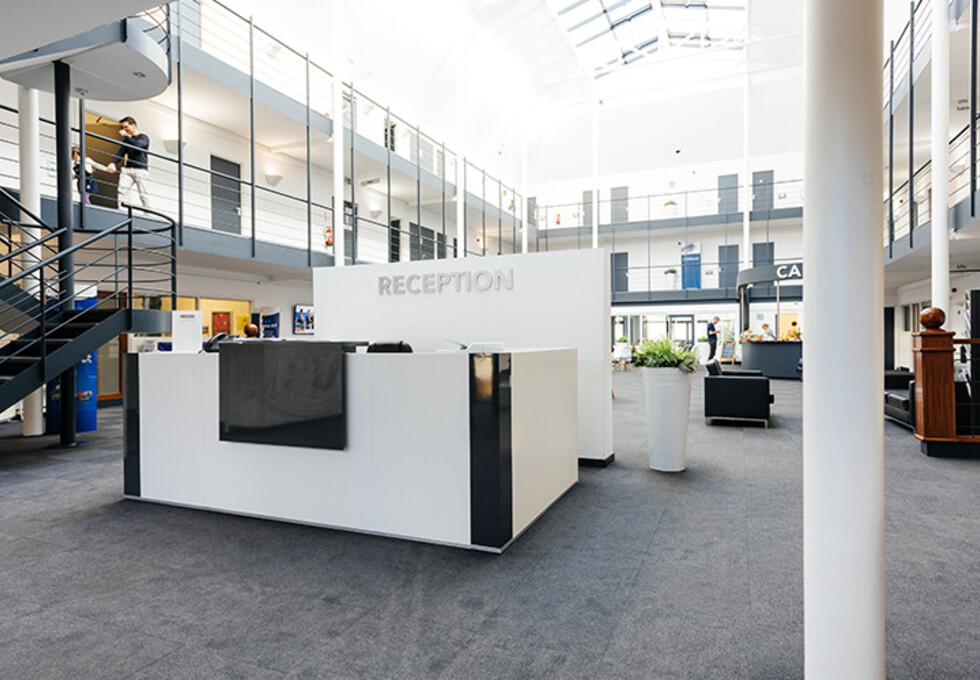 The reception at Coxwold Way, Biz Hub in Billingham