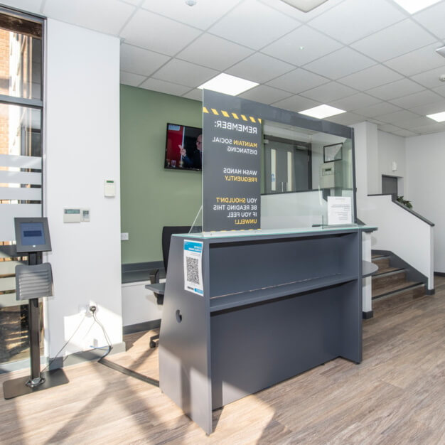 Reception at Longrigg Road, The Office Company (North) Limited in Gateshead