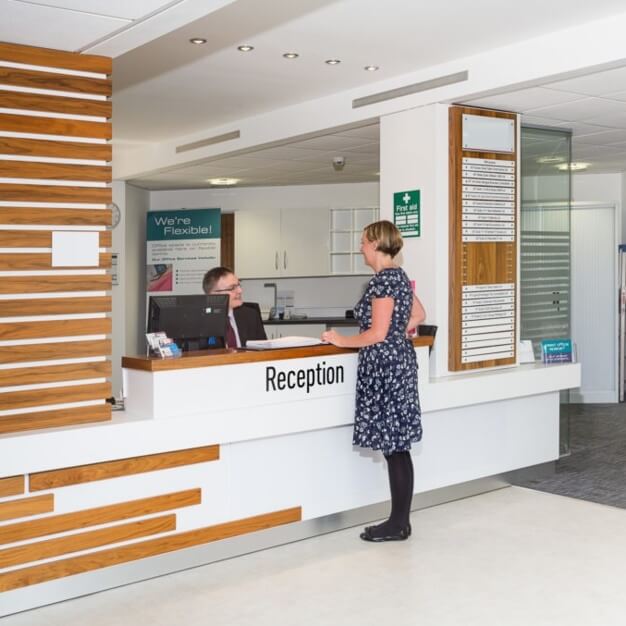 Reception in Delta Bank Road, Omnia Offices, Gateshead