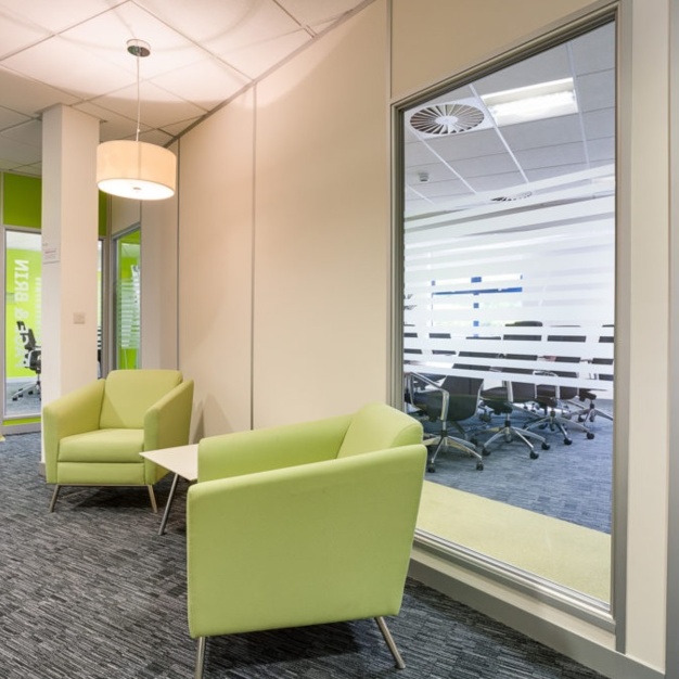 The hallway at Delta Bank Road, Omnia Offices in Gateshead