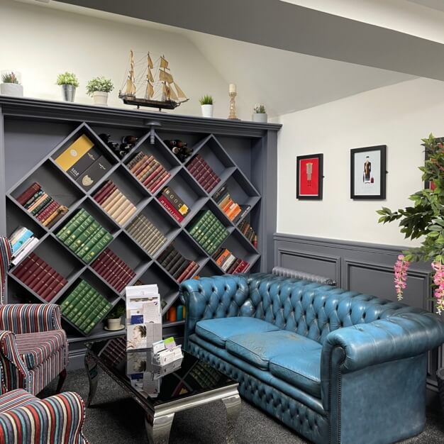 A breakout area in Clervaux Terrace, Adavo Ltd, Newcastle