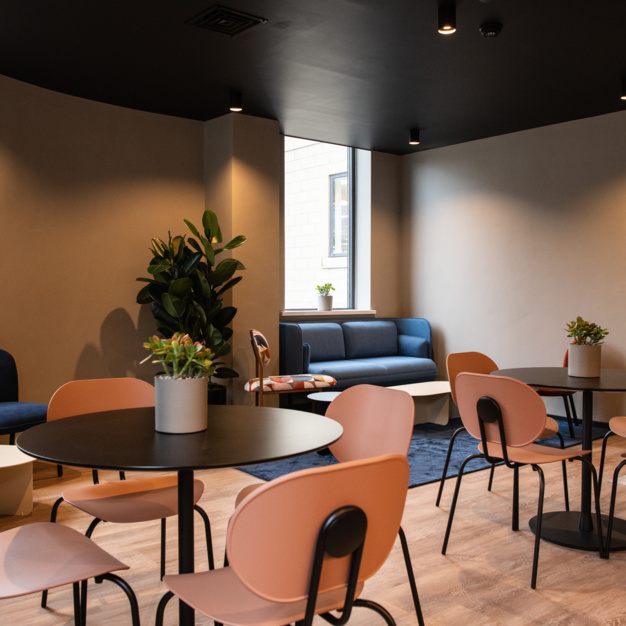 Breakout area at New Bridge Street West, Wizu Workspace in Newcastle