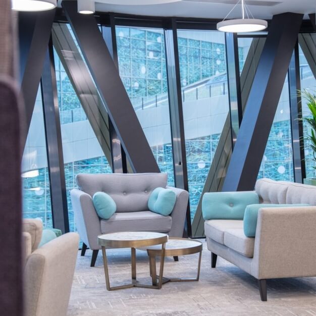 Breakout space for clients - Science Square, Oxford Innovation Ltd in Newcastle