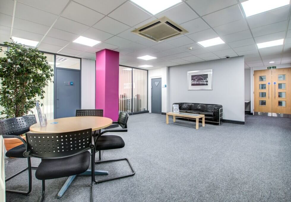 Breakout space for clients - The Grainger Suite, Omnia Offices in Newcastle