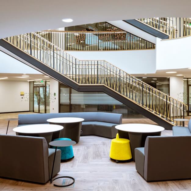 Breakout space in Science Square, Oxford Innovation Ltd (Newcastle)
