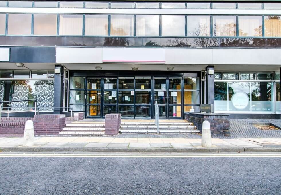 Building outside at The Grainger Suite, Omnia Offices, Newcastle
